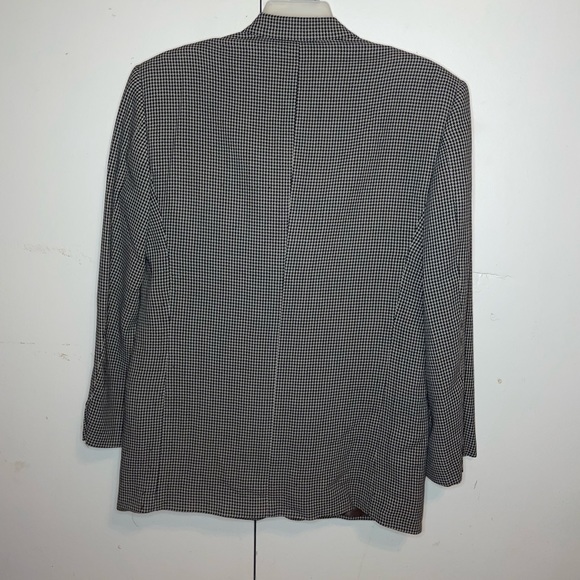 Vintage Giorgio Armani Brown Double Button jacket Tweed Blazer made in Italy men - Picture 2 of 4